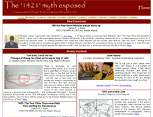 Tablet Screenshot of 1421exposed.com